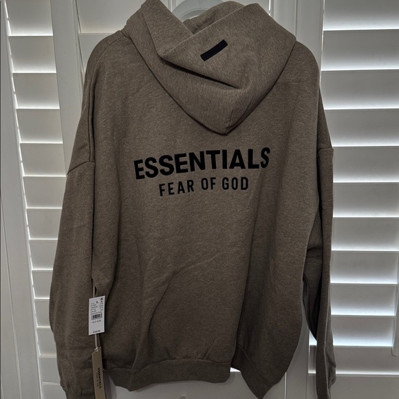 Essentials FEAR OF GOD ✨ Gray Hoodie NWT ⚡️Free Shipping! - Picture 3 of 5